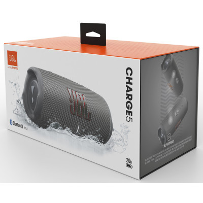 Портативная колонка JBL Charge 5 Gray   Griffin 20000 mAh (CHARGE5GRYPB) фото №8
