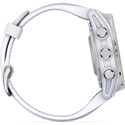 Смарт-часы Garmin Fenix 8 Amoled 43 мм Silver with Whitestone Silicone Band (010-02903-00) фото №4