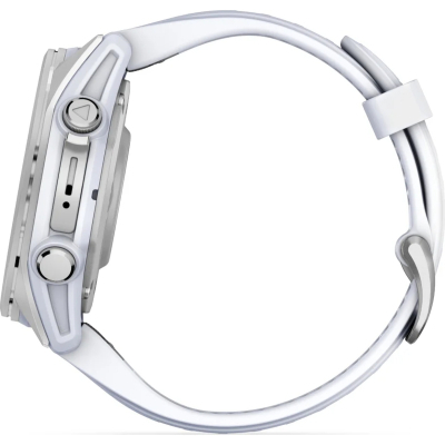 Смарт-часы Garmin Fenix 8 Amoled 43 мм Silver with Whitestone Silicone Band (010-02903-00) фото №5