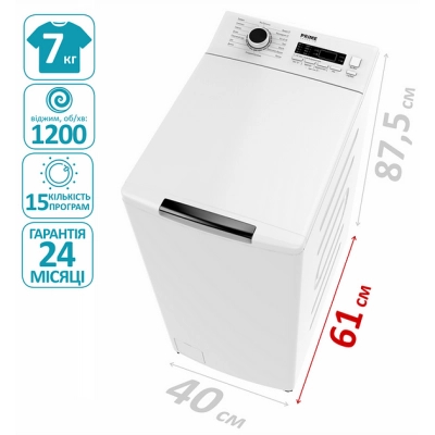 Стиральная машина Prime Technics PWT 71216 I фото №2