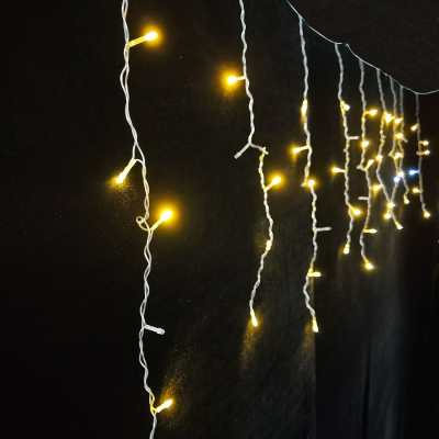 Гірлянда Novogod`ko бахрома 83 LED, теплый белый, 3*0,6 м, мерцание (973776)