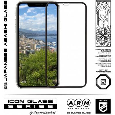 Захисне скло Armorstandart Icon 3D Apple iPhone 11/XR Black (ARM55979-GI3D-BK) фото №2