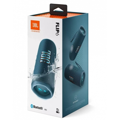 Портативна колонка JBL Flip 6 Blue (FLIP6BLU) фото №9