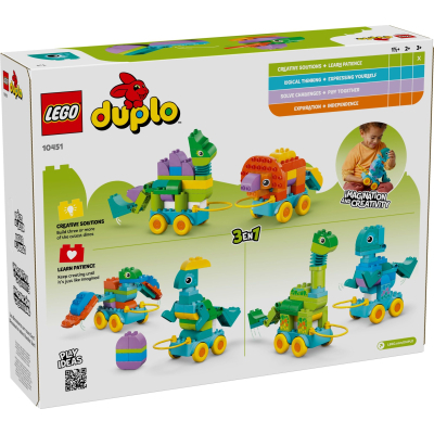 Конструктор Lego DUPLO Динозаври на колесах 3 в 1 (10451) фото №8