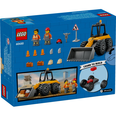 Конструктор Lego City Жовтий будівельний автонавантажувач (60450) фото №5