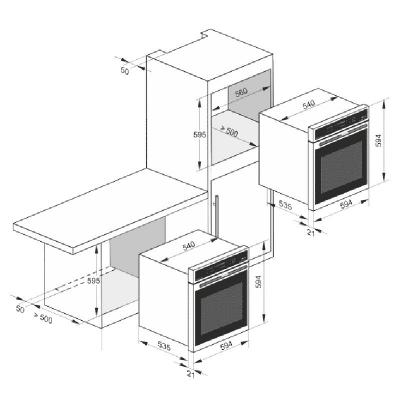 Духовой шкаф Kaiser EH6310 фото №3