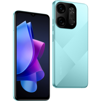 Смартфон Tecno BF7 (Spark Go 2023 4/64Gb) Uyuni Blue (4895180793028) фото №4