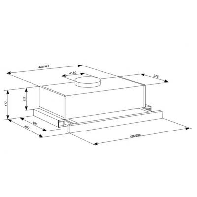 Витяжки Eleyus Lotus 1000 60 Inox фото №12