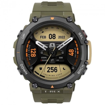 Smart часы Poco Amazfit T-Rex 2 Wild Green фото №2