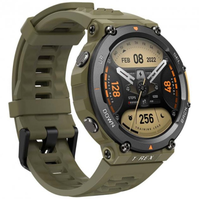 Smart часы Poco Amazfit T-Rex 2 Wild Green фото №3