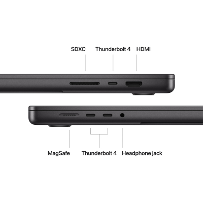 Ноутбук Apple MacBook Pro 16 A2991 M3 Pro Space Black (MRW13UA/A) фото №6