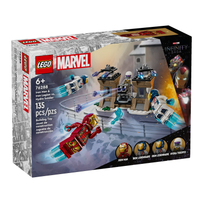 Конструктор Lego Marvel Залізна Людина і Залізний легіон проти солдата Гідри (76288)