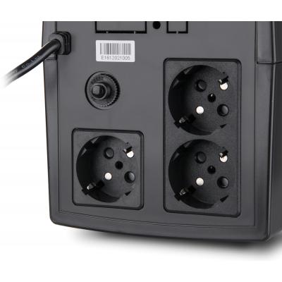 Источник бесперебойного питания Vinga LED 1200VA plastic case (VPE-1200P) фото №5