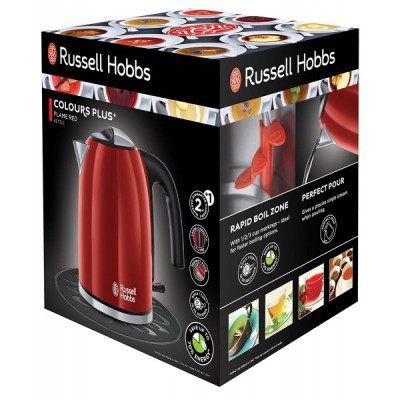 Электрический чайник Russell Hobbs 20412-70 Colours Plus Red фото №5
