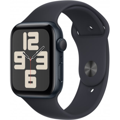Смарт-часы Apple Watch SE 2023 GPS 44mm Midnight Aluminium Case with Midnight Sport Band - S/M (MRE73QP/A)