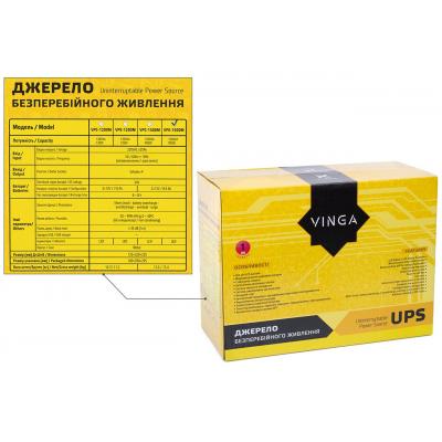 Джерело безперебійного живлення Vinga LED 1500VA metal case (VPE-1500M) фото №12