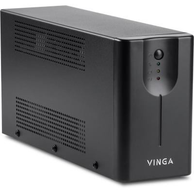 Джерело безперебійного живлення Vinga LED 1500VA metal case (VPE-1500M) фото №2