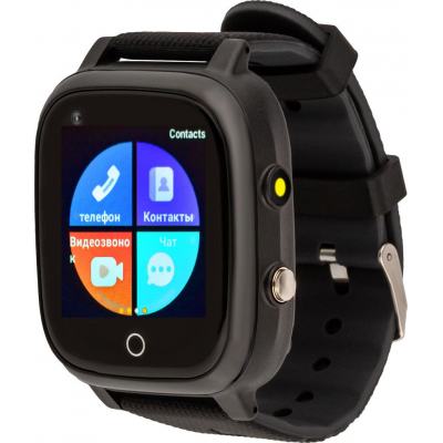 Smart годинник AmiGo GO005 4G WIFI Kids waterproof Thermometer Black (747016)