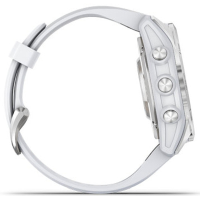Смарт-часы Garmin Epix Pro Standard Edition 42 mm Silver with Whitestone Band (010-02802-01) фото №6