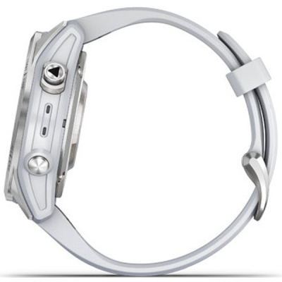 Смарт-часы Garmin Epix Pro Standard Edition 42 mm Silver with Whitestone Band (010-02802-01) фото №5