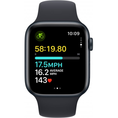 Смарт-годинник Apple Watch SE 2 2023 44mm GPS LTE Midnight Aluminum Case з Midnight Sport Band фото №6