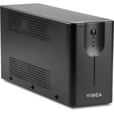 Источник бесперебойного питания Vinga LED 800VA metal case (VPE-800M) фото №2