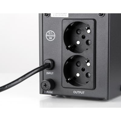 Источник бесперебойного питания Vinga LED 800VA metal case (VPE-800M) фото №5