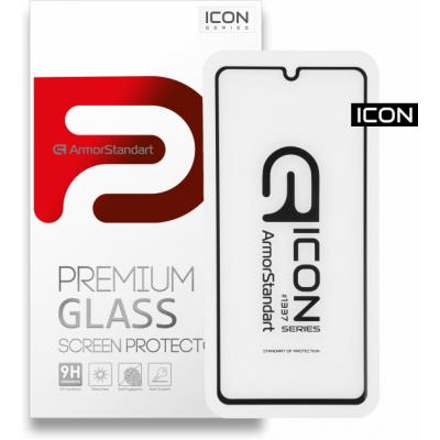 Защитное стекло Armorstandart Icon Samsung A41 Black (ARM56242-GIC-BK)
