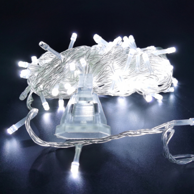 Гірлянда Novogod`ko нить, 100 LED, холодный белый, 5 м, мерцание (973763)