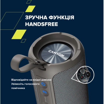 Портативна колонка Canyon OnMove 15 EQ TWS IPX6 Beige (CNE-CBTSP15BG) фото №8