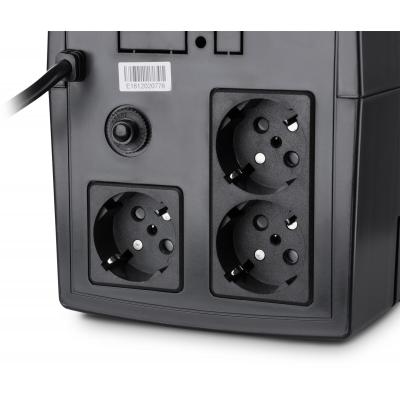 Джерело безперебійного живлення Vinga LCD 1200VA plastic case (VPC-1200P) фото №5