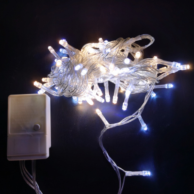 Гірлянда Novogod`ko нить, 100 LED, холодный белый теплый белый, 5 м, 8 реж (973762)