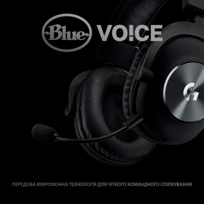 Наушники Logitech G PRO X Gaming Headset BLACK USB (981-000818) фото №8