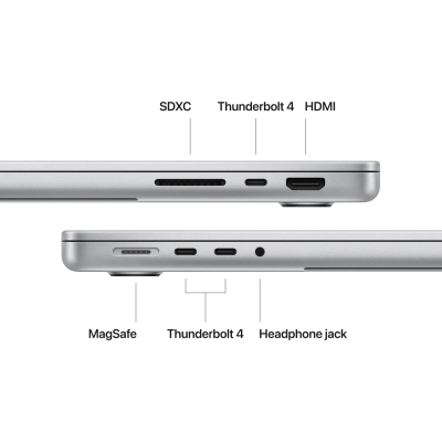 Ноутбук Apple MacBook Pro 14 A2992 M3 Pro Silver (MRX63UA/A) фото №6