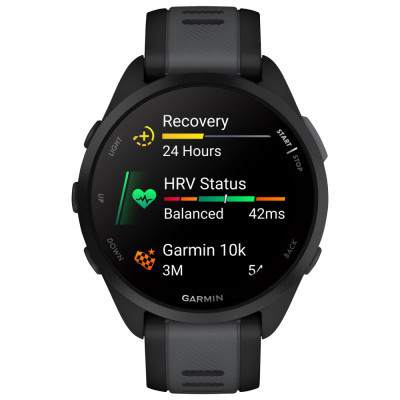 Смарт-часы Garmin Forerunner 165 Music Black/Slate Gray (010-02863-30) фото №8