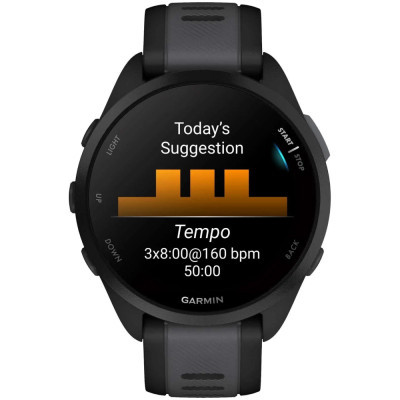 Смарт-часы Garmin Forerunner 165 Music Black/Slate Gray (010-02863-30) фото №9