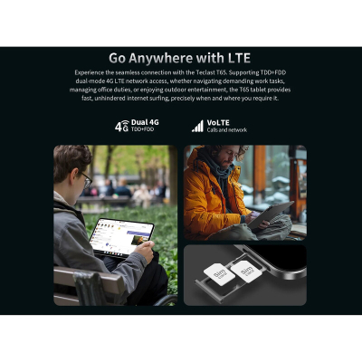 Планшет Teclast T65 13.4 6/256GB LTE Space Gray (6940709680131) фото №7