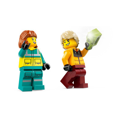 Конструктор Lego City Карета швидкої допомоги й сноубордист 79 деталей (60403) фото №5