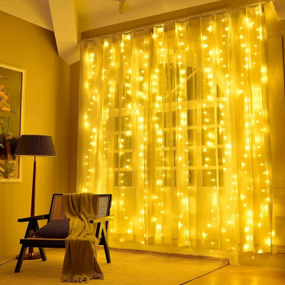 Гірлянда Colorway Штора завіса 3 x 2 м 240 LED USB теплий колір (CW-GW-240L32U) фото №10