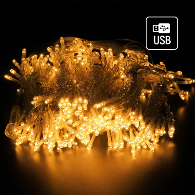 Гірлянда Colorway Штора завіса 3 x 2 м 240 LED USB теплий колір (CW-GW-240L32U) фото №4