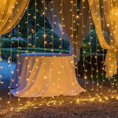 Гірлянда Colorway Штора завіса 3 x 2 м 240 LED USB теплий колір (CW-GW-240L32U) фото №9
