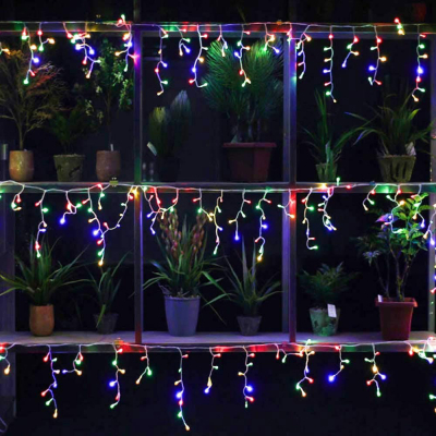 Гирлянда Colorway Бахрома 3мx0.6м 100Led IP20 цветная (CW-GF-100L36VMC) фото №3