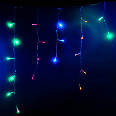 Гирлянда Colorway Бахрома 3мx0.6м 100Led IP20 цветная (CW-GF-100L36VMC) фото №5