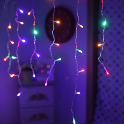 Гирлянда Colorway Бахрома 3мx0.6м 100Led IP20 цветная (CW-GF-100L36VMC) фото №8