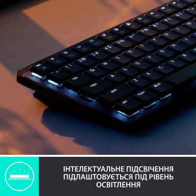 Клавиатура Logitech MX Mechanical Mini Minimalist UA Graphite (920-010780) фото №4