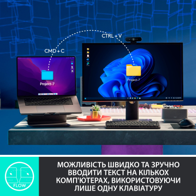 Клавиатура Logitech MX Mechanical Mini Minimalist UA Graphite (920-010780) фото №8