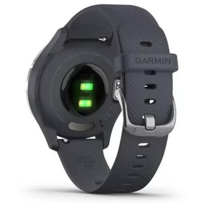 Smart годинник Garmin vivomove 3S, Silver, Granite Blue, Silicone, (010-02238-00) фото №6