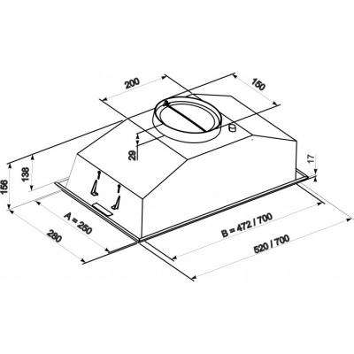 Вытяжки Eleyus Modul 700 LED SMD 70 IS фото №9