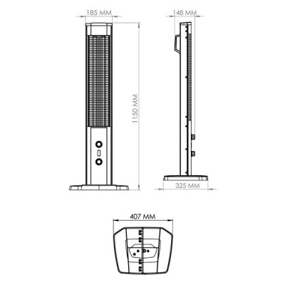 Обігрівач Delfa HI 22232 MICA V фото №5