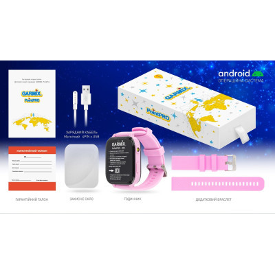 Смарт-годинник GARMIX PointPRO-300 4G/GPS/WIFI/VIDEO CALL PURPLE фото №4